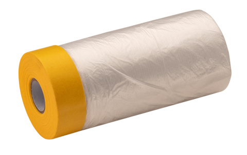 Folia malarska z taśmą Antychlap 140cm x 20m *64* Folia malarska z taśmą Antychlap 140cm x 20m *64*