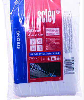 Folia ochronna malarska tynkarska Scley Strong LDPE (4 x 5 m)