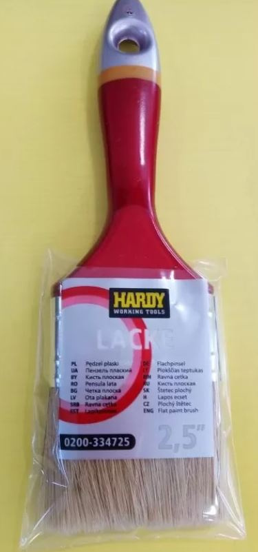 Pędzel malarski płaski Hardy 60 mm seria 33 Pędzel malarski płaski Hardy 60 mm seria 33