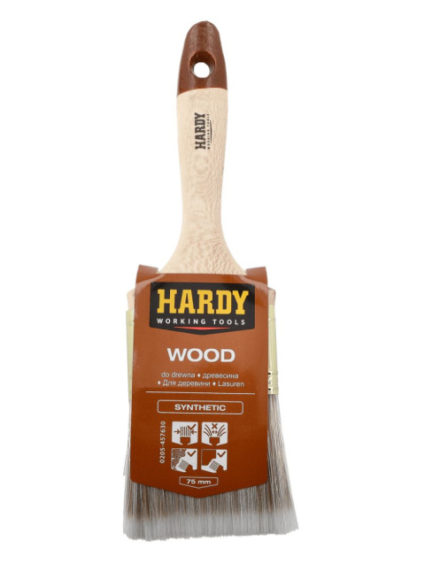 Pędzel malarski płaski Hardy 75 mm seria 45 5 Pędzel malarski płaski Hardy 75 mm seria 45 5