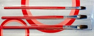 Pędzle malarskie Hardy (pędzle artystyczne) 3 szt 2 Pędzle malarskie Hardy (pędzle artystyczne) 3 szt 2