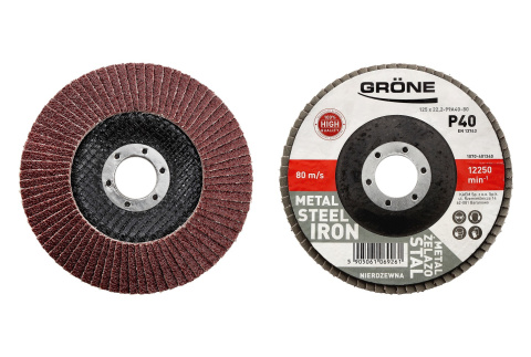 Ściernica lamelowa P40 Grone 125mm Ściernica lamelowa P40 Grone 125mm