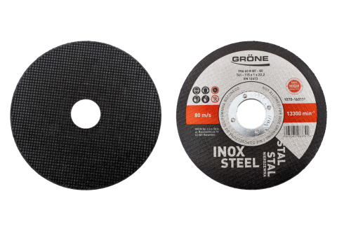 Tarcza tnąca do stali nierdzewnej Grone 115mm, 1mm Tarcza tnąca do stali nierdzewnej Grone 115mm, 1mm