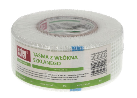 Taśma antyrysowa Scley 42mm x 45m seria 242 - włókno szklane Taśma antyrysowa Scley 42mm x 45m seria 242 - włókno szklane
