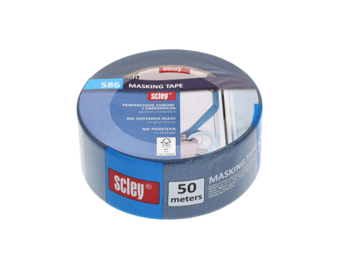 Taśma malarska niebieska Scley seria 586 (48 mm x 50 m) Taśma malarska niebieska Scley seria 586 (48 mm x 50 m)