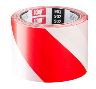 Taśma ostrzegawcza Scley 120mm x 100m seria 902