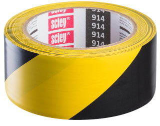 Taśma ostrzegawcza oznaczeniowa Scley 48mm x 33m seria 914