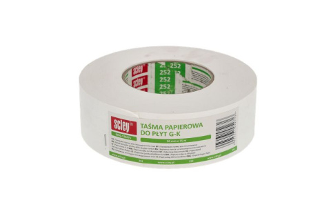 Taśma papierowa do gips-karton 50mm x 75m *252* Taśma papierowa do gips-karton 50mm x 75m *252*