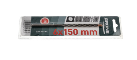 Wiertło do betonu Grone 6 x 150 mm Wiertło do betonu Grone 6 x 150 mm