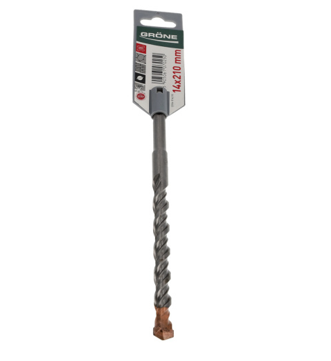 Wiertło do betonu SDS plus Grone 14 x 210mm Wiertło do betonu SDS plus Grone 14 x 210mm