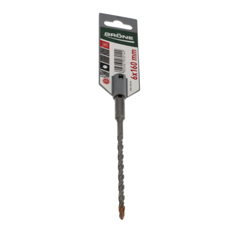 Wiertło do betonu SDS plus Grone 6 x 160mm Wiertło do betonu SDS plus Grone 6 x 160mm