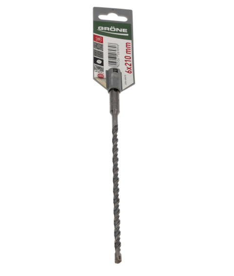 Wiertło do betonu SDS plus Grone 6 x 210mm Wiertło do betonu SDS plus Grone 6 x 210mm