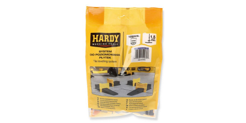 Klipsy do systemu poziomowania Hardy 1,5 mm 100 sztuk Klipsy do systemu poziomowania Hardy 1,5 mm 100 sztuk