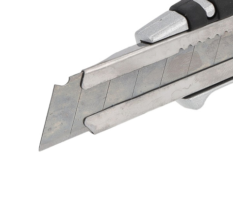 Nóż do tapet aluminiowy 18 mm HARDY *22* wzmocniona konstrukcja 3 Nóż do tapet aluminiowy 18 mm HARDY *22* wzmocniona konstrukcja 3