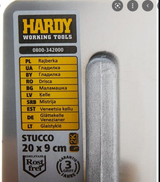 Paca „Stucco” Hardy (20 x 9 cm)