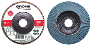 Ściernica lamelowa 80 Grone 125mm - niebieska