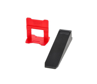 System do poziomowania płytek 2 mm Klipsy + Kliny 400 sztuk Hardy