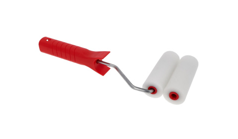Walek malarski 10cm 2 sztuki Hardy Moltopren z rączką - do metalu i drewna Walek malarski 10cm 2 sztuki Hardy Moltopren z rączką - do metalu i drewna