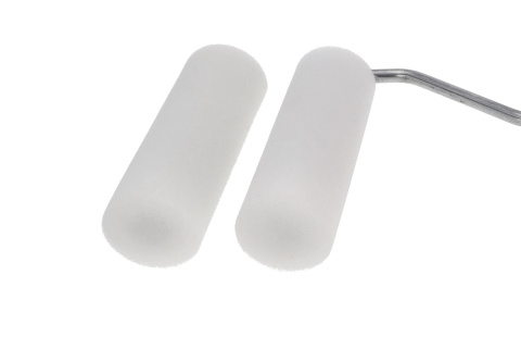 Walek malarski 10cm 2 sztuki Hardy Moltopren z rączką - do metalu i drewna Walek malarski 10cm 2 sztuki Hardy Moltopren z rączką - do metalu i drewna