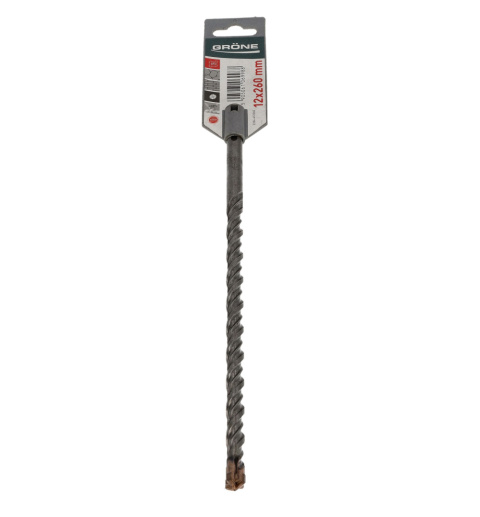 Wiertło do betonu SDS plus Grone 12 x 260mm Wiertło do betonu SDS plus Grone 12 x 260mm