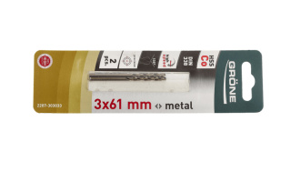 Wiertło do metalu Grone 3 x 61mm 2 szt