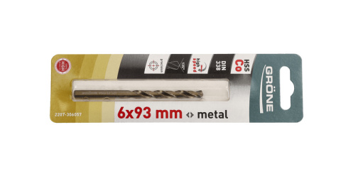 Wiertło do metalu Grone 6 x 93mm Wiertło do metalu Grone 6 x 93mm