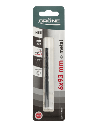 Wiertło do metalu Grone 6 x 93mm