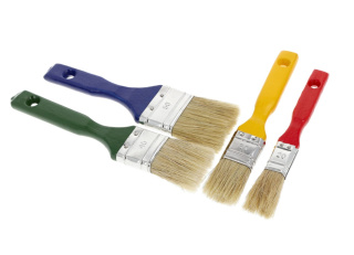 Zestaw malarski HARDY Pędzel malarski 4 sztuki: 20mm, 30 mm, 40 mm, 50 mm
