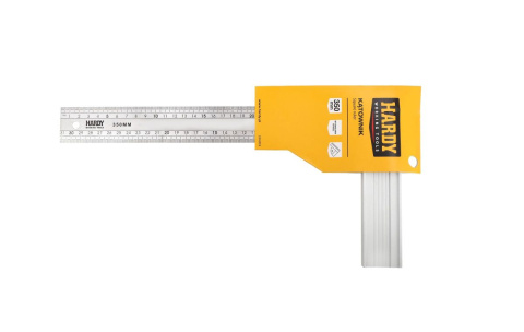 Kątownik ze stali nierdzewnej 35cm podziałka metryczna zdj 1 Kątownik ze stali nierdzewnej 35cm podziałka metryczna zdj 1