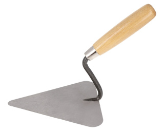 Kielnia murarska trójkątna HARDY 22cm stalowa rączka drewniana