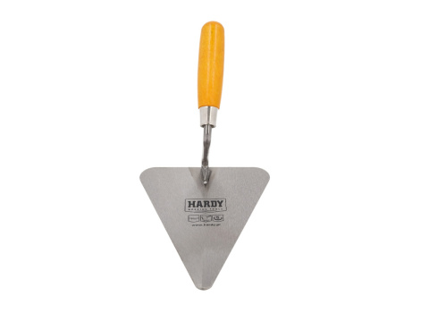 Kielnia murarska trójkątna HARDY seria 30 nierdzewna 20cm rączka drewniana 4 Kielnia murarska trójkątna HARDY seria 30 nierdzewna 20cm rączka drewniana 4