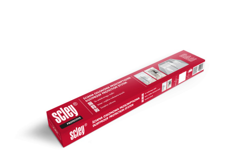Ściana osłonowa przeciwpyłowa SCLEY 3,9m x 5m Ściana osłonowa przeciwpyłowa SCLEY 3,9m x 5m