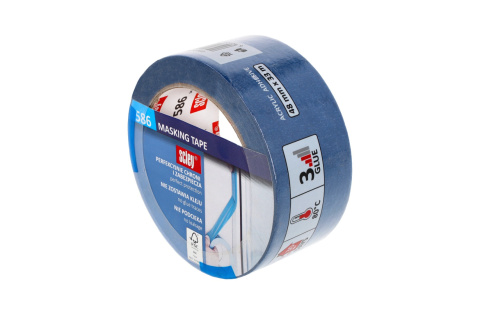 Taśma malarska niebieska Scley 48mm x 33m seria 586 Taśma malarska niebieska Scley 48mm x 33m seria 586