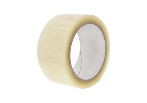 Taśma pakowa przezroczysta PP 48mm x 66m Scley zdj 1 Taśma pakowa przezroczysta PP 48mm x 66m Scley zdj 1