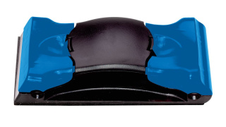 Blok ścierny 160 mm plastik czarno/niebieski
