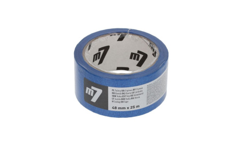 Taśma malarska niebieska m7 48 mm x 25m Taśma malarska niebieska m7 48 mm x 25m